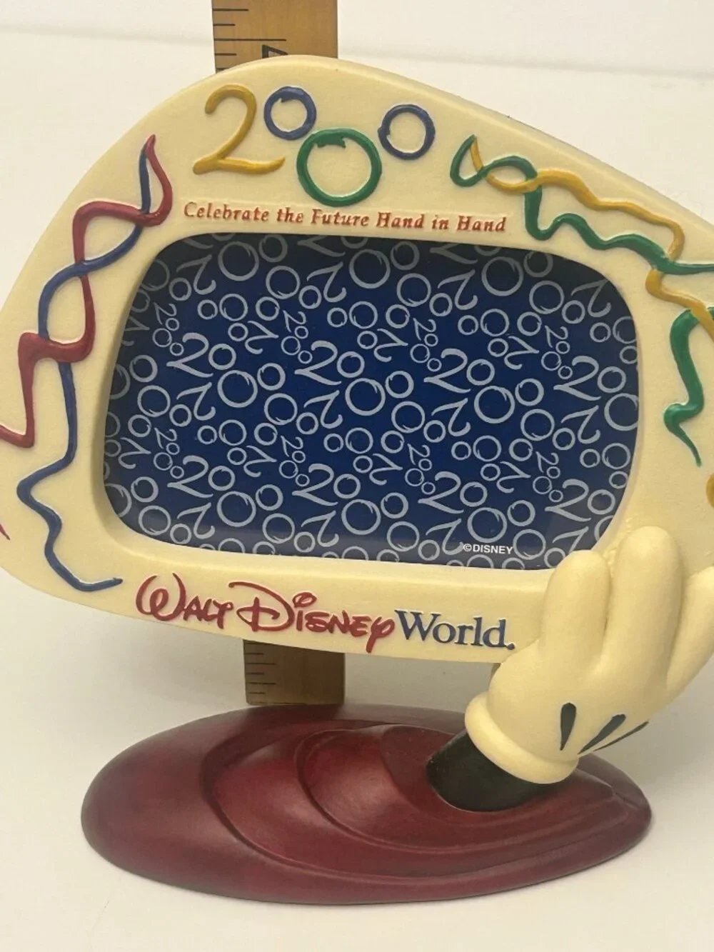 Walt Disney World 2000 Celebrate The Future Hand In Hand Picture Frame Mickey